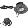 EVN PC650N61602 PC650N61602 LED vestavné svítidlo, LED, pevně vestavěné LED, 6 W, antracitová