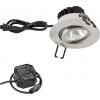 EVN PC650N91302 PC650N91302 LED vestavné svítidlo, LED, pevně vestavěné LED, 8.4 W, nerezová ocel