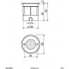 EVN PC67106002N PC67106002N podlahové svítidlo LED 6 W nerezová ocel