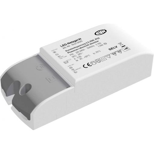 EVN SLD2425 napájecí zdroj pro LED Energetická třída (EEK2021) A (A - G) konstantní napětí 24 V/DC stmívatelný 1 ks