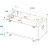 Roadinger LCD ZL55 31998013 case (kufr) (d x š x v) 390 x 1400 x 985 mm
