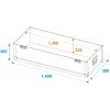 Roadinger LCD ZL55 31998013 case (kufr) (d x š x v) 390 x 1400 x 985 mm