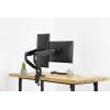 Digitus DA-90395 držák na stůl pro monitor 38,1 cm (15) - 81,3 cm (32) otočný, nastavitelná výška, naklápěcí, otočný, nakláněcí