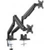 Digitus DA-90395 držák na stůl pro monitor 38,1 cm (15) - 81,3 cm (32) otočný, nastavitelná výška, naklápěcí, otočný, nakláněcí