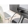 Digitus USB 3.0, USB 3.0 kabelový adaptér [1x USB 3.1 zástrčka C , USB-C® zástrčka - 1x HDMI zástrčka] DA-70821 1.80 m hliníková zástrčka, flexibilní