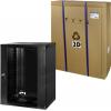 LogiLink W15F64B 19 nástěnná rozváděcí skříň (š x v x h) 540 x 725 x 450 mm 15 U Černošedá (RAL 7021)