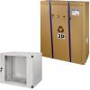 LogiLink W09F64G 19 nástěnná rozváděcí skříň (š x v x h) 540 x 460 x 450 mm 9 U šedá (RAL 7035)