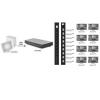 Digitus DS-43302 8 portů HDMI rozbočovač kovový ukazatel, UHD, s hliníkovým krytem, LED ukazatel 1920 x 1200 Pixel černá