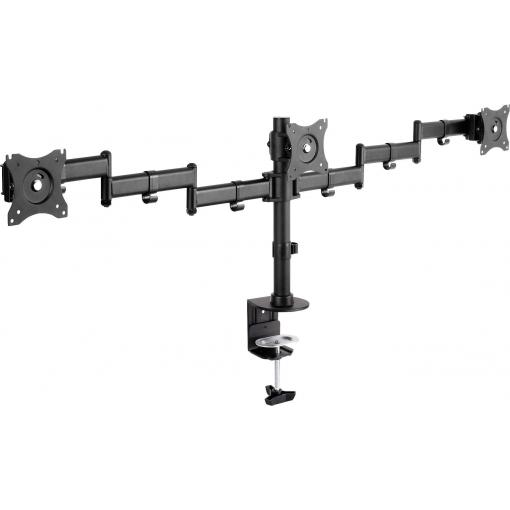 Digitus držák na stůl pro monitor DA-90362 3 Displej: (s) 38,1 cm (15) - 68,6 cm (27) černá otočný, nastavitelná výška, naklápěcí, nakláněcí, otočný