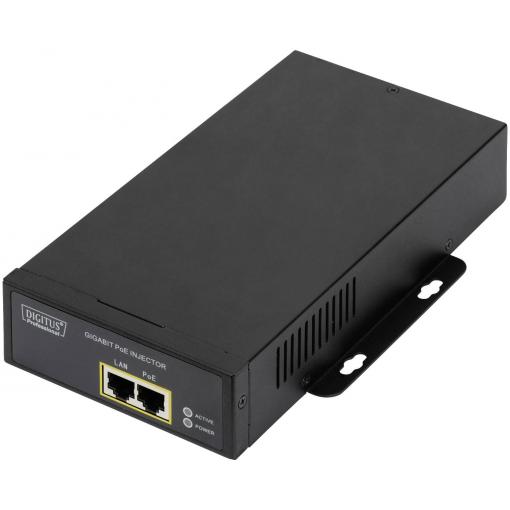 Digitus DN-95107 PoE injektor 1 GBit/s IEEE 802.3af (12.95 W), IEEE 802.3at (25.5 W)