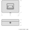 Basi 2100-0400-1100 schránka na peníze (š x v x h) 300 x 90 x 240 mm černá