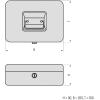 Basi 2100-0200-1100 schránka na peníze (š x v x h) 200 x 90 x 160 mm černá