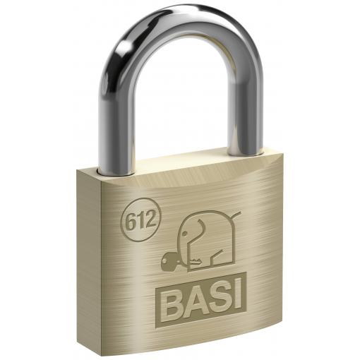 Basi 6120-1501-1506 visací zámek visací zámek s profilovou vložkou, 30 mm, mosaz