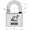 Basi 6120-6000 visací zámek zámky s různými klíči