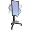 Ergotron 24-190-085 Neo-Flex Mobile MediaCenter LD TV kolečkový vozík 68,6 cm (27) - 101,6 cm (40) naklápěcí, otočný, nastavitelná výška technologie Constant