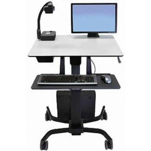 Ergotron Mobilní pracoviště pro PC pro práci v sedě nebo ve stoje TeachWell Mobile Digitale Workspace (MDW) 1 Displej: (s) 17,8 cm (7) - 81,3 cm (32) šedá