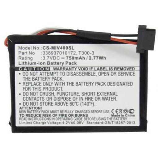 Beltrona akumulátor do navigačního zařízení Náhrada za originální akumulátor 338937010172, T300-3 3.7 V 750 mAh