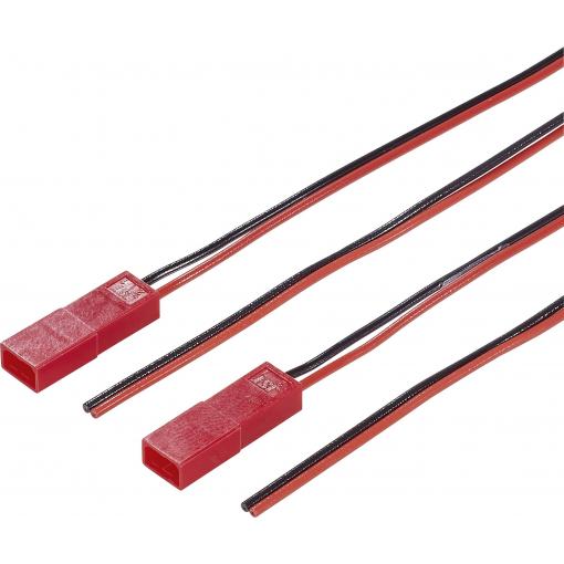 Modelcraft akumulátor protikabel [2x BEC zástrčka - 2x kabel s otevřenými konci] 0.14 mm² 208287