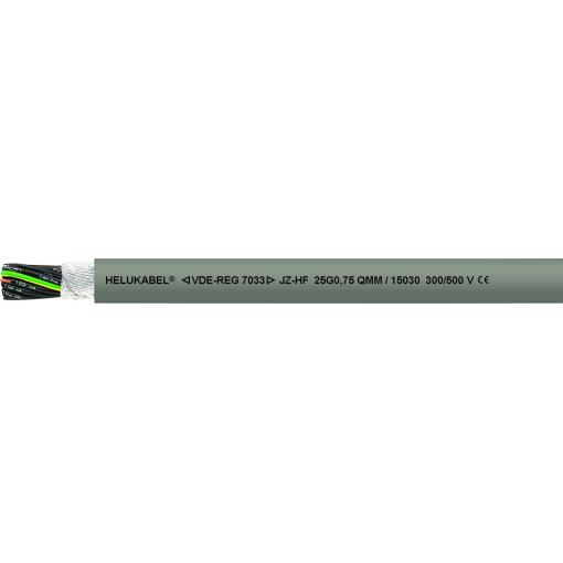 HELU 15061 kabel pro energetické řetězy JZ-HF 12 G 1.5 mm² šedá 100 m