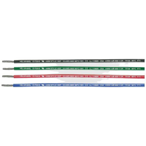 HELU 63506-305 Jednotlivá žíla, UL-CSA, 1 x 0.129 mm², šedá, 305 m