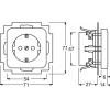 ABB 2CKA002013A5312 přístrojová vložka IP20 perlově bílá, krémově bílá