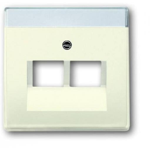 Busch-Jaeger kryt zásuvky UAE-/IAE-/ISDN perlově bílá, krémově bílá 2CKA001710A3146 1 ks