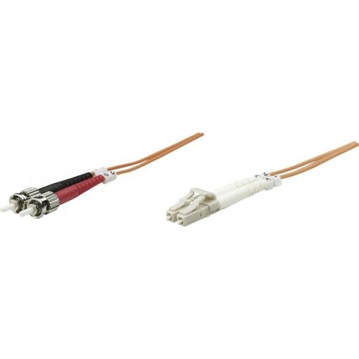 Intellinet 471312 optické vlákno optické vlákno kabel 2.00 m oranžová [1x zástrčka LC - 1x ST zástrčka] 62,5/125 µ Multimode OM1