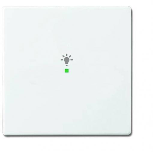 Busch-Jaeger 1násobné kryt symbol světlo free@home dopravní bílá, bílá 2CKA006220A0037 1 ks