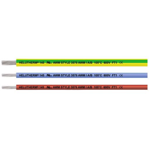 HELU 59641-100 vysokoteplotní vodič, HELUTHERM 145, 1 x 50 mm², černá, 100 m