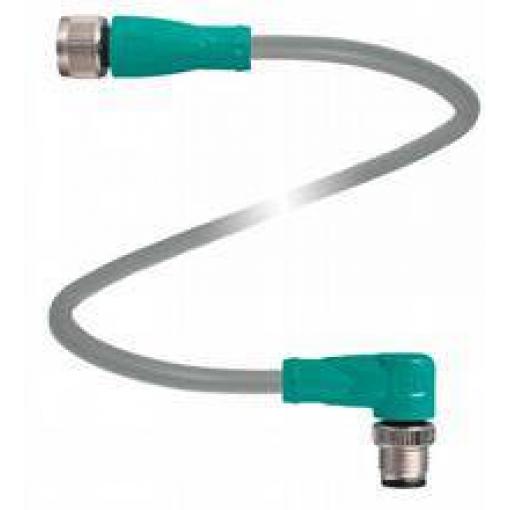 Pepperl+Fuchs V1-G-2M-PVC-V1-W konektor akčního/snímacího členu , 118362, piny: 4, 2.00 m, 1 ks