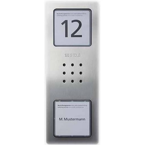 Siedle CA 850-1 E kabelový domovní telefon kryt, informační pole, nerezová ocel, 210008733-00