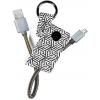 LogiLink USB kabel USB 2.0 USB-A zástrčka, USB Micro-B zástrčka 0.22 m černá CU0165