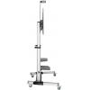 LogiLink BP0084 TV kolečkový vozík 152,4 cm (60) - 254,0 cm (100) nastavitelná výška, stojan, podlahový stojan