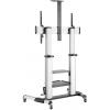 LogiLink BP0084 TV kolečkový vozík 152,4 cm (60) - 254,0 cm (100) nastavitelná výška, stojan, podlahový stojan