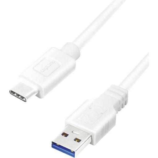LogiLink USB kabel USB 3.2 Gen1 USB-A zástrčka, USB-C ® zástrčka 1.50 m CU0175