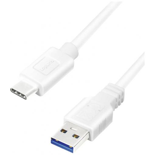 LogiLink USB kabel USB 3.2 Gen1 USB-A zástrčka, USB-C ® zástrčka 3.00 m vícebarevná CU0177