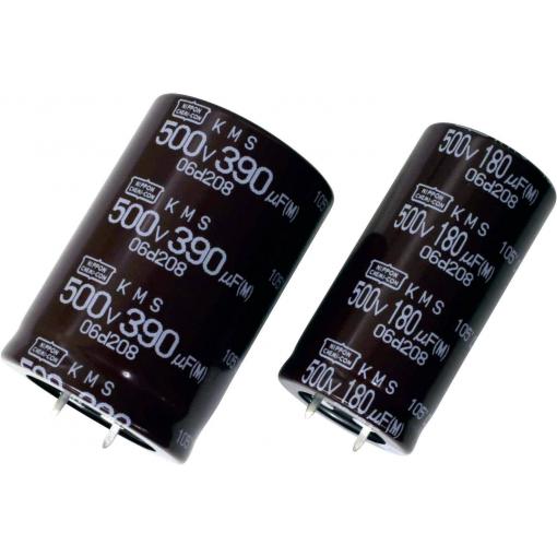 Europe ChemiCon EKMR451VSN221MQ35S elektrolytický kondenzátor Snap In 10 mm 220 µF 450 V 20 % (Ø x d) 25.4 mm x 35 mm 200 ks