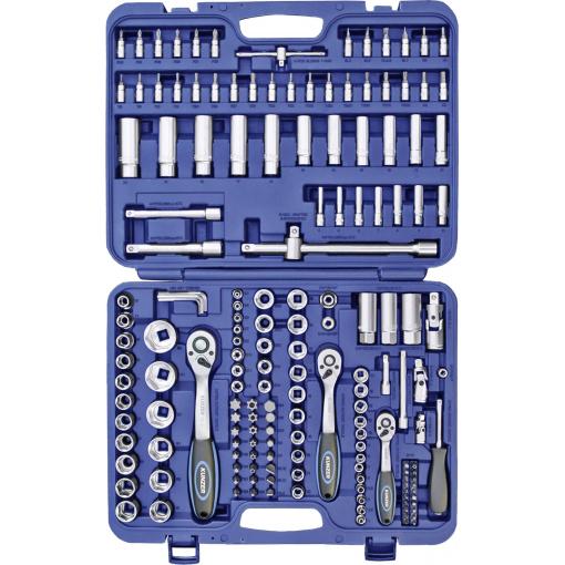 Kunzer sada nástrčných klíčů, metrický, 1/4 (6,3 mm), 1/2, 3/8, 7SS172