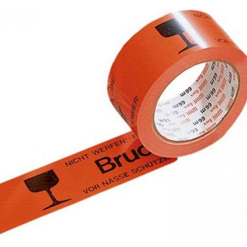 HEAD signalizační lepicí páska Text potisku: Bruchgefahr (d x š) 60 m x 50 mm PP 66 m