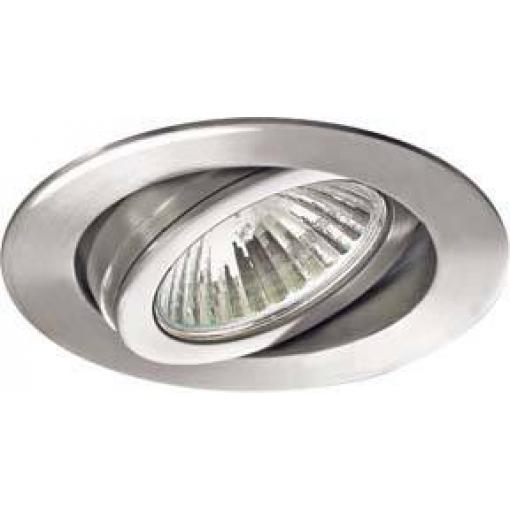Brumberg 118022 118022 vestavné svítidlo, halogenová žárovka, GX5.3, 50 W, nerezová ocel