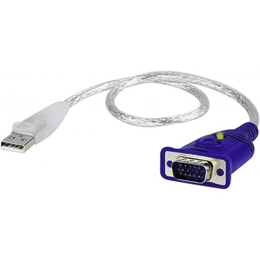 ATEN 2A-130G VGA EDID emulátor [1x VGA zástrčka - 1x D-SUB zástrčka 15pólová] transparentní 0.35 m