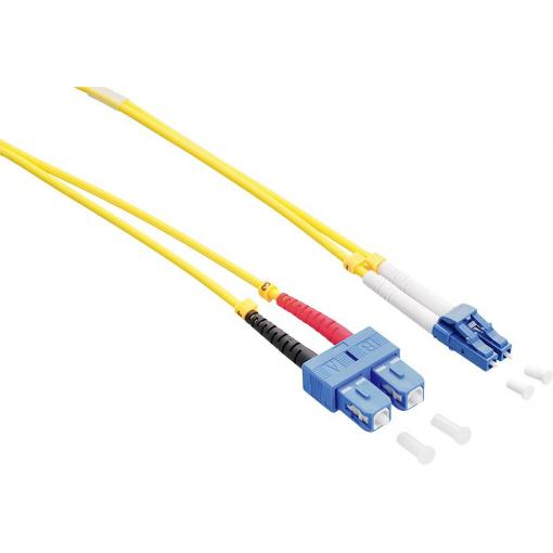 LogiLink FP0LS05 optické vlákno optické vlákno kabel 5.00 m žlutá 9/125 µ Singlemode OS2