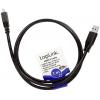 LogiLink USB kabel USB 3.2 Gen1 USB-A zástrčka, USB Micro-B 3.0 zástrčka 1.00 m černá CU0026