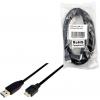LogiLink USB kabel USB 3.2 Gen1 USB-A zástrčka, USB Micro-B 3.0 zástrčka 1.00 m černá CU0026