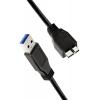 LogiLink USB kabel USB 3.2 Gen1 USB-A zástrčka, USB Micro-B 3.0 zástrčka 1.00 m černá CU0026