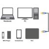 LogiLink USB kabel USB 2.0 USB-A zástrčka, USB Micro-B zástrčka 1.00 m černá BUAM210