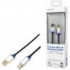 LogiLink USB kabel USB 2.0 USB-A zástrčka, USB-B zástrčka 2.00 m černá BUAB220
