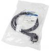 LogiLink napájecí kabel [1x úhlová zástrčka s ochranným kontaktem - 1x kabel s otevřenými konci] 1.50 m černá