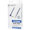 LogiLink CA11050 jack audio kabel 0.50 m tmavě modrá (matná) 90° zatočeno nahoru