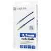 LogiLink CA10500 jack audio kabel 5.00 m tmavě modrá (matná)